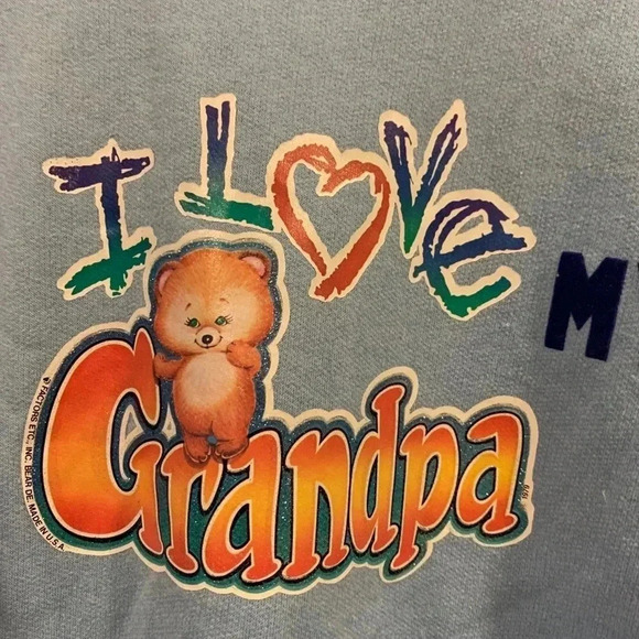 VTG 1979 I Love My Grandma Sweater - Single Stitch - Picture 3 of 10